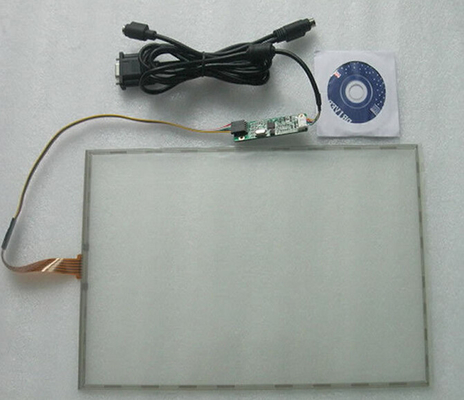 USB взаимодействует стекло панели касания 15 дюймов сопротивляющее с регулятором и фильмом 0.188mm ITO