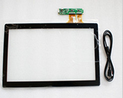 Изготовленный на заказ интерфейс USB стекло 19 дюймов запроектировал емкостную панель сенсорного экрана для киоска