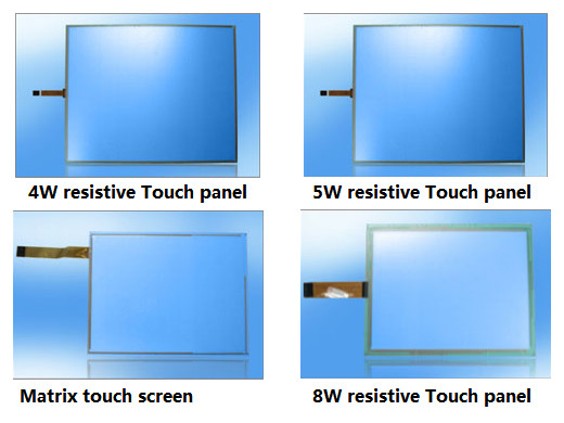 Панель экрана militaryTouch панели касания USB 4W /5W /8W стекла ITO сопротивляющая