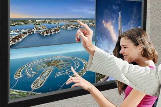 82 дюйма Sealable против ультракрасной таблицы касания панели касания водоустойчивой напольной
