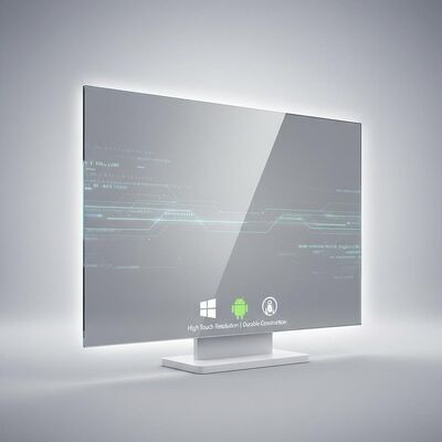 Windows Android Linux совместимая Проектированная емкостная сенсорная панель с высоким разрешением и прочной конструкцией